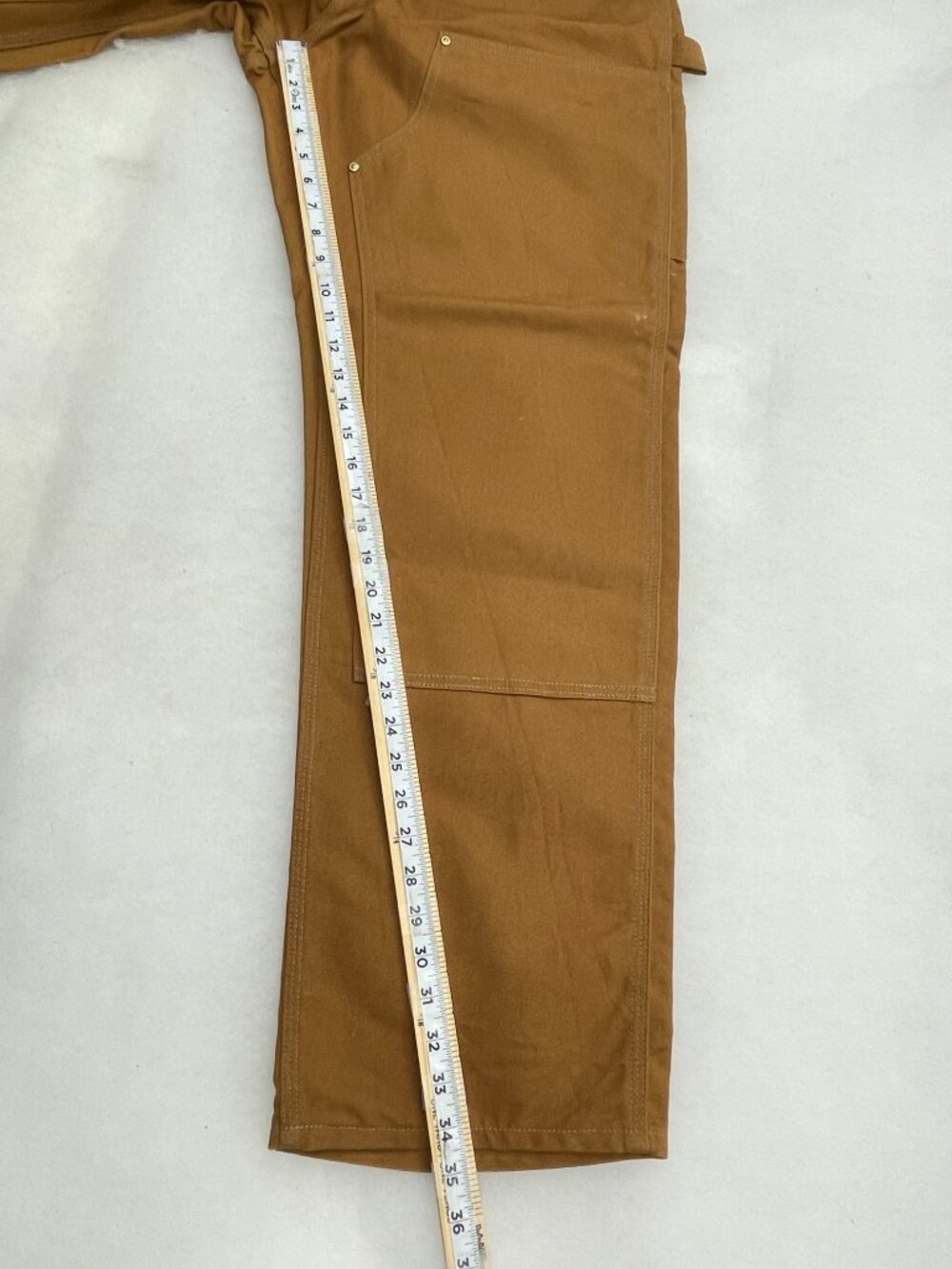 Carhartt B01 Loose Double Knee Duck Work Pants USA Made Men's 40 Fits 40x34 - Picture 12 of 13